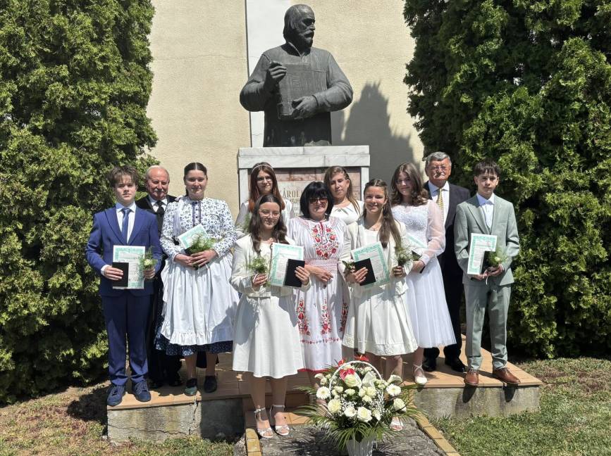 Konfirmáció Nagykároly-Belvárosban